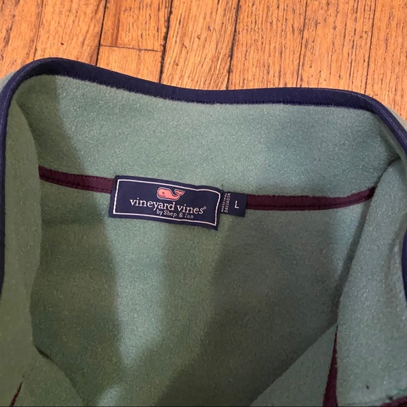 Vineyard Vines Snap T Fleece Pullover Large Mens - Picture 3 of 5